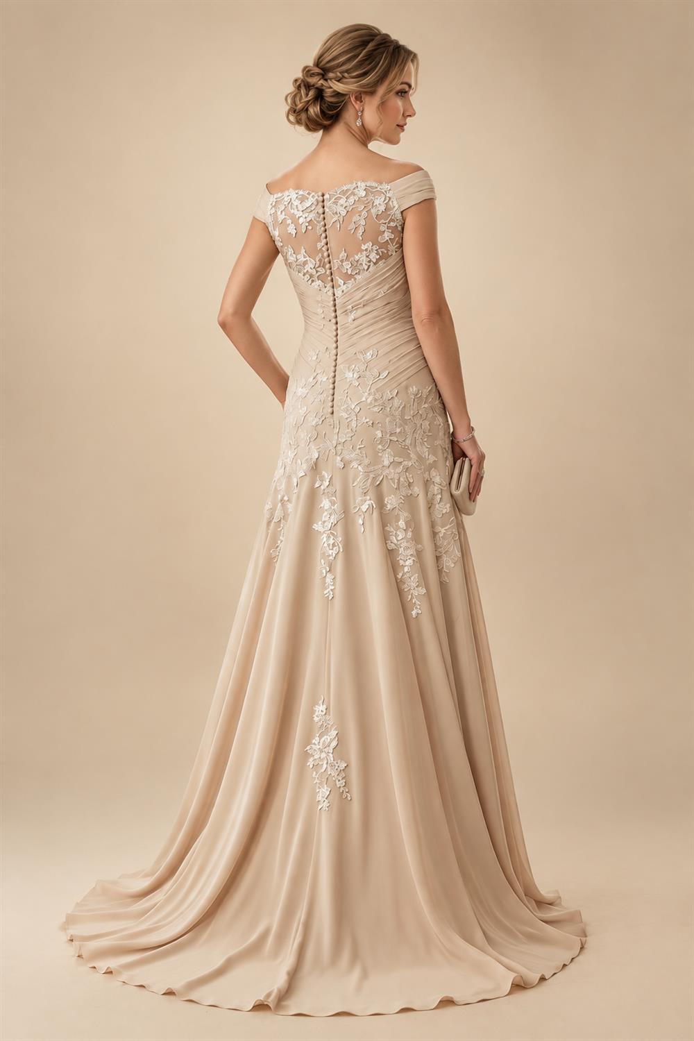 A-Line/Princess V-Neck Satin Tea-Length Mother of the Bride Dresses with Flower (SHI22500080)
