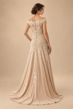 Scoop Neck Chiffon Floor-Length Mother of the Bride & Groom Jumpsuit with Lace Appliques (SHI22501558)