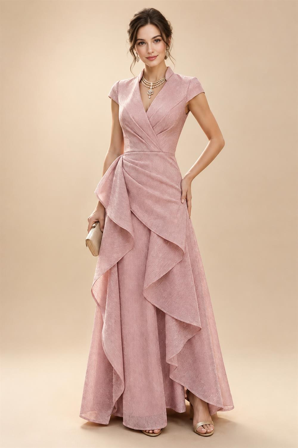 Sheath/Column Scoop Neck Velvet Floor-Length Mother of the Bride & Groom Dresses with Rhinestones (SHI22501640)