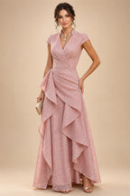 Elegant A-Line Chiffon Floor-Length Mother of the Bride & Groom Dresses with Satin Corset Bodice (SHI22500678)