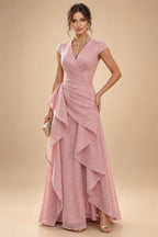 Chiffon A-Line/Princess Spaghetti Straps Mini Homecoming Dresses with Ruffles (SHI22370482)