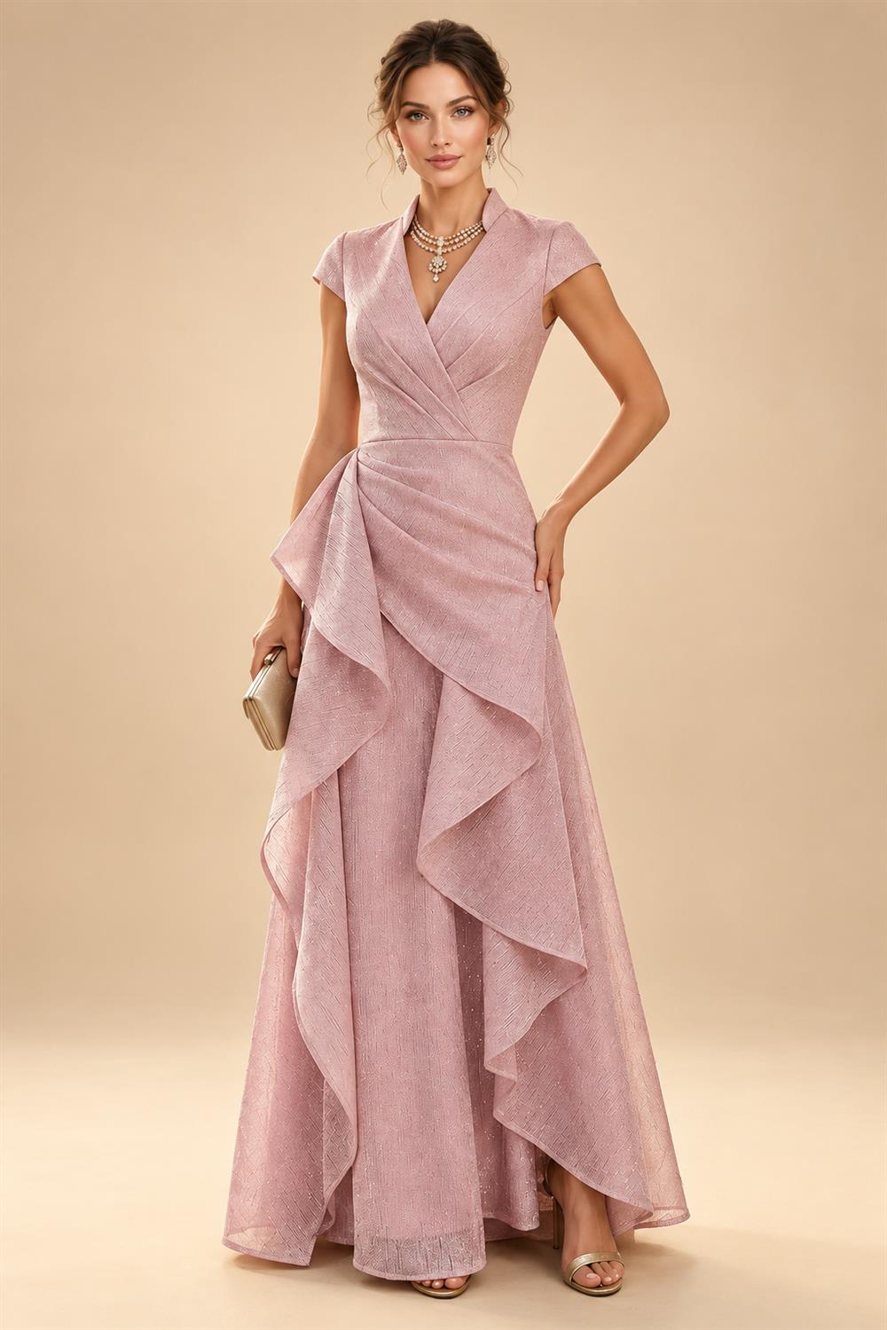 Sheath/Column Off Shoulder Chiffon Floor-Length Mother of the Bride & Groom Dresses with Lace Appliques (SHI22501551)