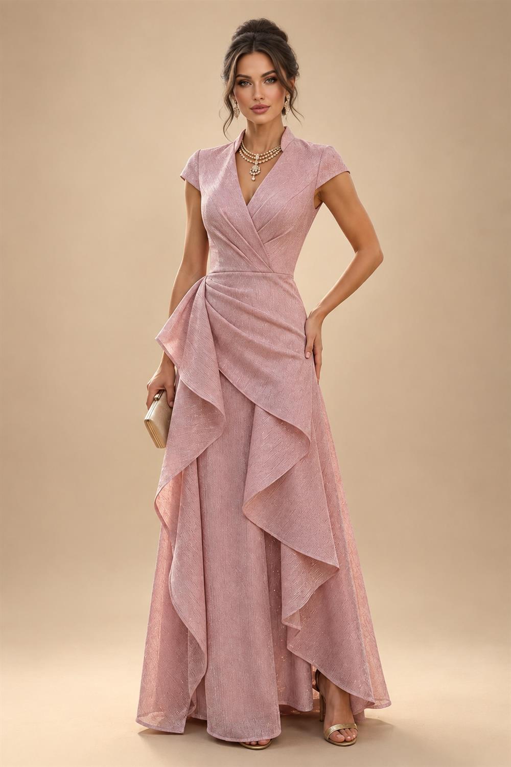 Sheath/Column Scoop Neck Velvet Floor-Length Mother of the Bride & Groom Dresses with Rhinestones (SHI22501640)