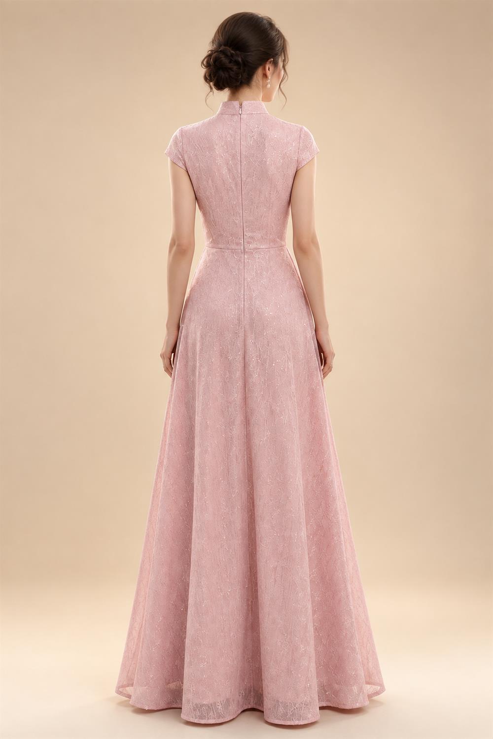 Sleeveless Lace Appliques Mother of the Bride Dresses with 3D Flower (SHI22500545)