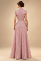 A-Line/Princess Scoop Neck Chiffon Maxi Mother of the Bride & Groom Dresses with Ruffles (SHI22501599)