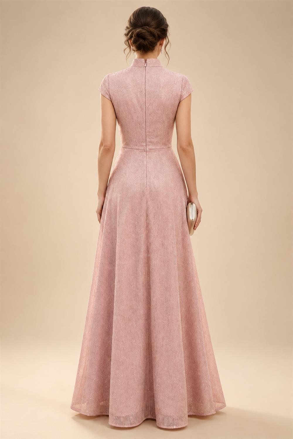 A-Line/Princess Strapless Jacquard Mini Homecoming Dresses with Bow & Pearls (SHI22370552)