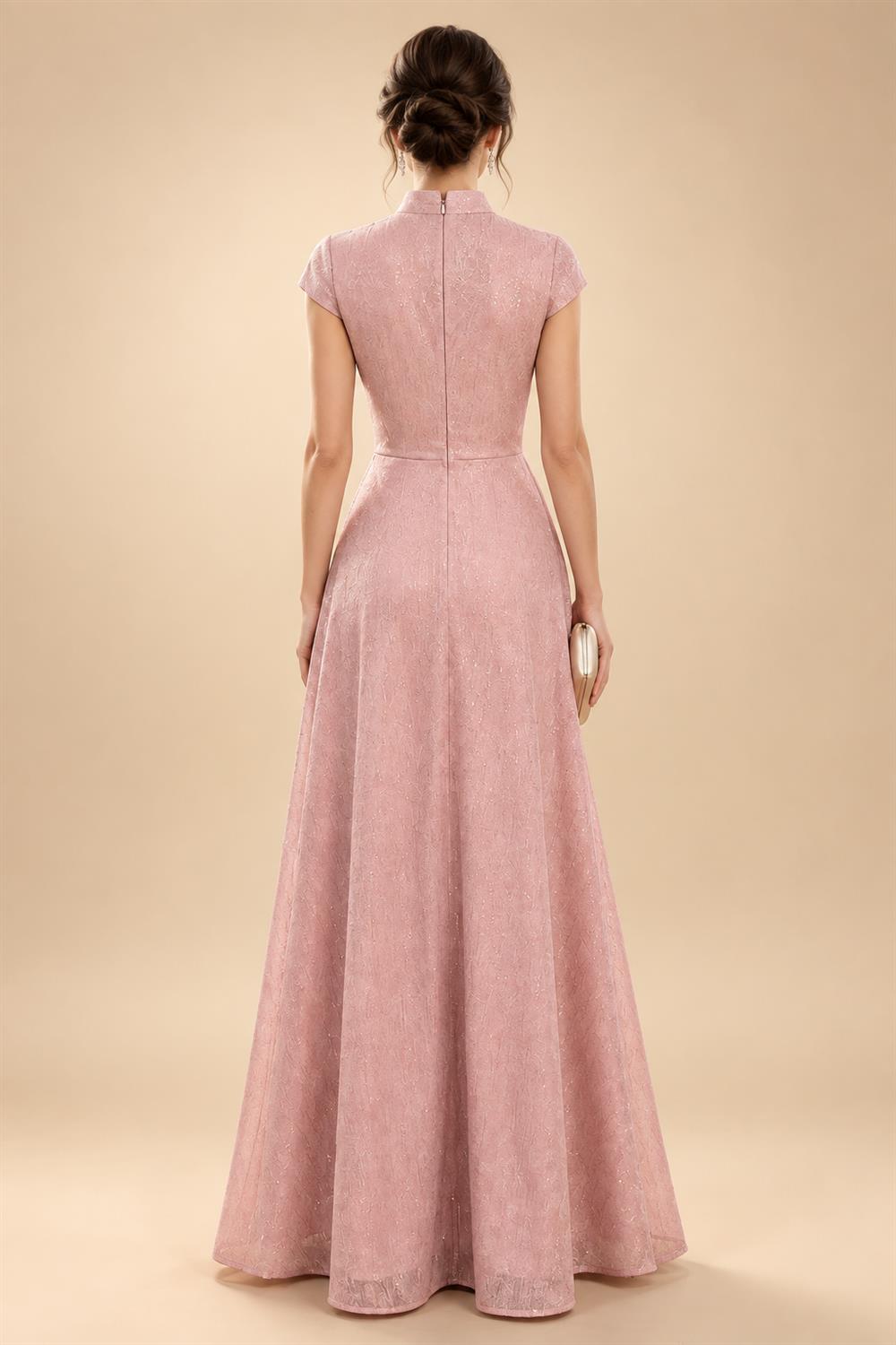 Chiffon A-Line/Princess One Shoulder Floor-Length Mother of the Bride & Groom Dresses with Ruffles & Ruched Waist (SHI22501248)