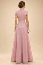 Jacquard A-Line/Princess Strapless Mini Homecoming Dresses with Bow & Pearls (SHI22370329)
