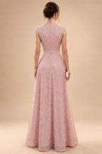Sheath Floral Jacquard Off Shoulder Mother of the Bride & Groom Dresses with Flower (SHI22500777)