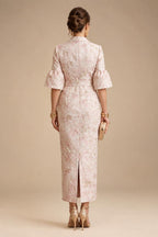 Sheath/Column V-Neck Sequin Maxi Mother of the Bride & Groom Dresses with Ruched Waist & Side Sash (SHI22501697)