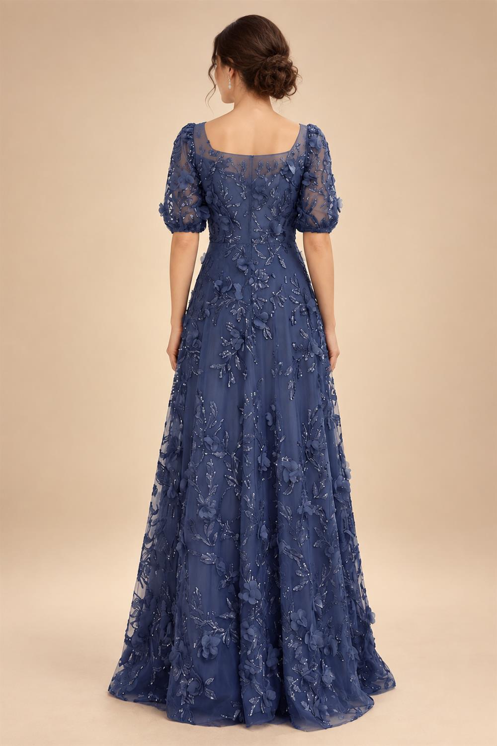 A-Line/Princess V-Neck Chiffon Floor-Length Mother of the Bride & Groom Dresses with Lace Appliques & Pleats (SHI22501605)