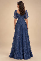 A-Line/Princess Sweetheart Chiffon Maxi Mother of the Bride & Groom Dresses with Lace Appliques & Ruched Bodice (SHI22501637)