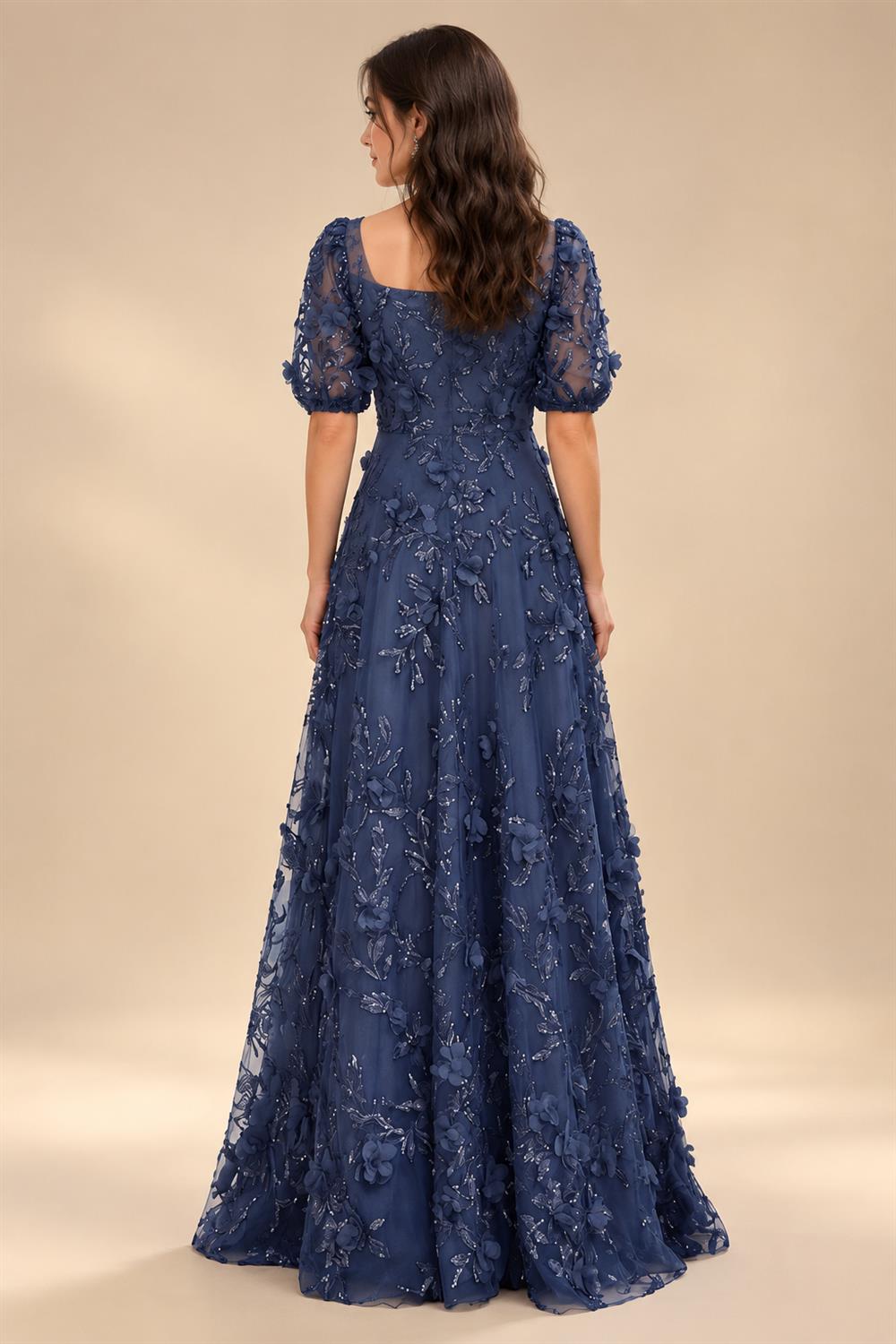 A-Line/Princess Scoop Neck Chiffon Floor-Length Mother of the Bride & Groom Dresses with Tiered Layers & Ruffles (SHI22501612)