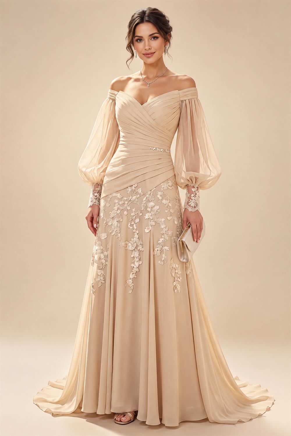Sheath/Column V-Neck Sequin Maxi Mother of the Bride & Groom Dresses with Ruched Waist & Side Sash (SHI22501697)