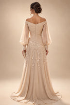 A-Line/Princess V-Neck Floral Print High-Low Mother of the Bride & Groom Dresses with Ruched Bodice (SHI22501569)