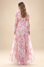 Sheath/Column Scoop Neck Lace Appliques Maxi Mother of the Bride & Groom Dresses with Ruched Waist & Sequin (SHI22501632)