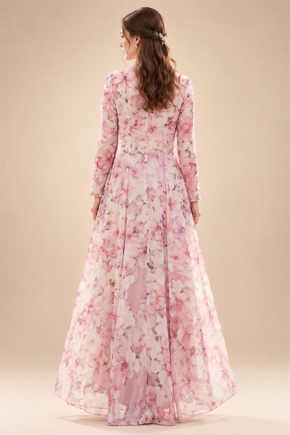 A-Line/Princess Strapless Lace Appliques Floor-Length Mother of the Bride & Groom Dresses with Pleats, Ruched Waist & Sweep Train (SHI22501664)