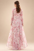A-Line/Princess Strapless Lace Appliques Floor-Length Mother of the Bride & Groom Dresses with Pleats, Ruched Waist & Sweep Train (SHI22501664)