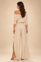 A-Line/Princess V-Neck Chiffon Maxi Mother of the Bride & Groom Dresses with Feather Trim & Pleats (SHI22501651)