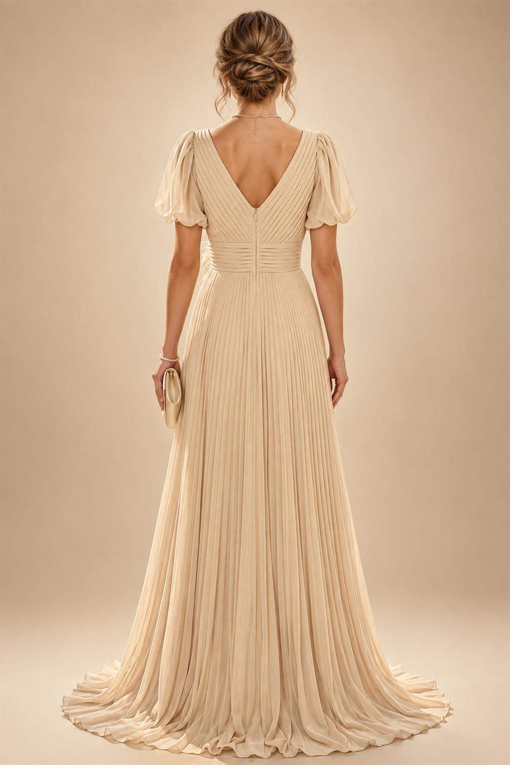 A-Line/Princess Off Shoulder Chiffon Floor-Length Mother of the Bride & Groom Dresses with Lace Appliques & Pleats (SHI22501566)