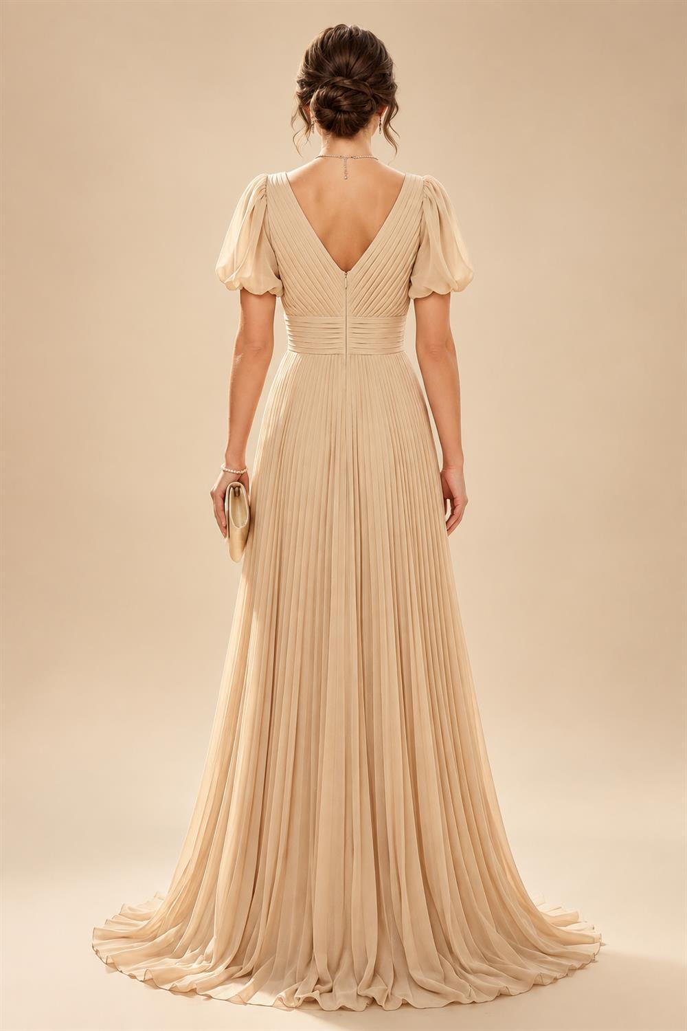 A-Line/Princess Off Shoulder Chiffon Floor-Length Mother of the Bride & Groom Dresses with Ruched Waist & Slit (SHI22501619)