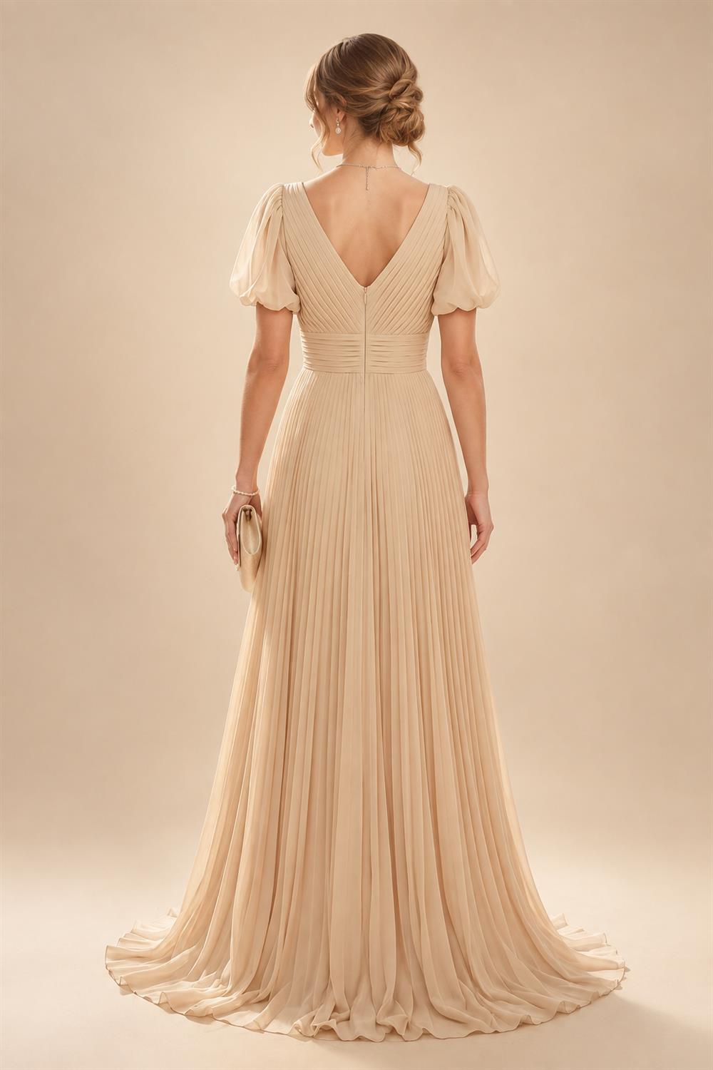 Scoop Neck Chiffon Floor-Length Mother of the Bride & Groom Jumpsuit with Lace Appliques (SHI22501558)