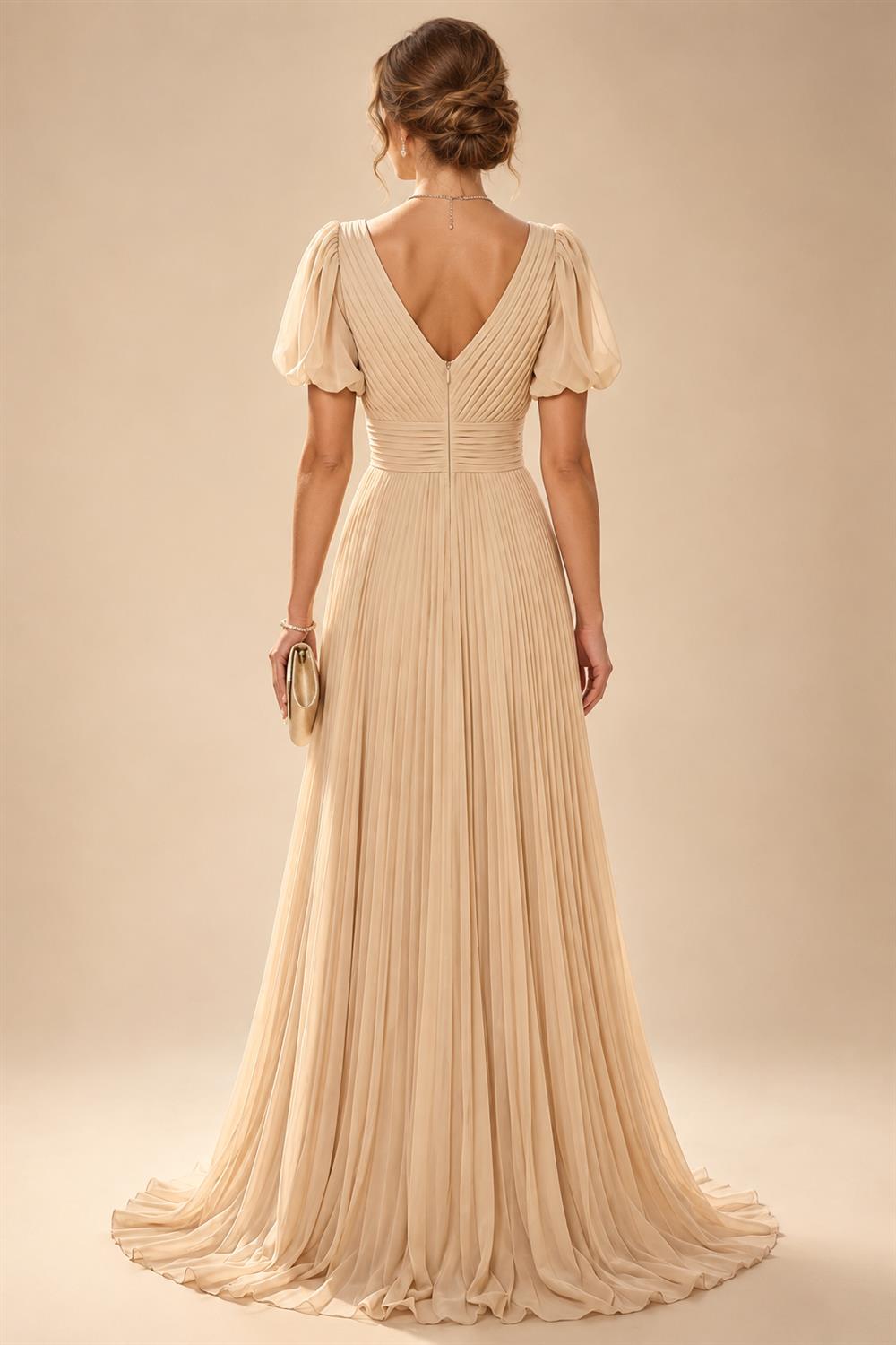Scoop Neck Chiffon Floor-Length Mother of the Bride & Groom Jumpsuit with Lace Appliques (SHI22501558)