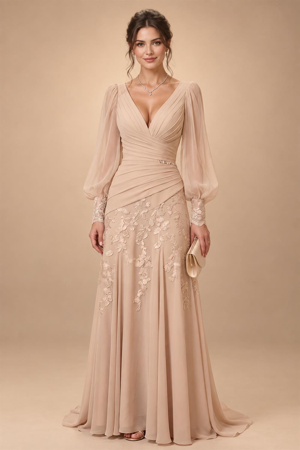 A-Line/Princess One Shoulder Floral Embroidery Floor-Length Mother of the Bride & Groom Dresses for Women (SHI22501656)