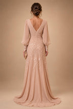 A-Line/Princess One Shoulder Floral Embroidery Floor-Length Mother of the Bride & Groom Dresses for Women (SHI22501656)
