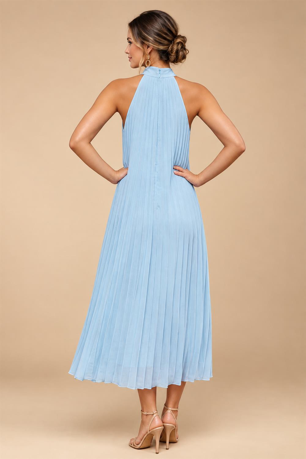 Chiffon A-Line/Princess Scoop Neck Short Mother of the Bride & Groom Dresses Tiered (SHI22500912)