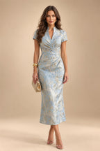 A-Line Pleated Chiffon One Shoulder Floor-Length Mother of the Bride & Groom Dresses (SHI22500625)