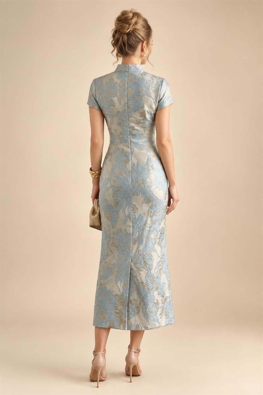 Sheath/Column Asymmetrical Pleated Satin Floor-Length Mother of the Bride Dresses with Ruffle (SHI22500107)