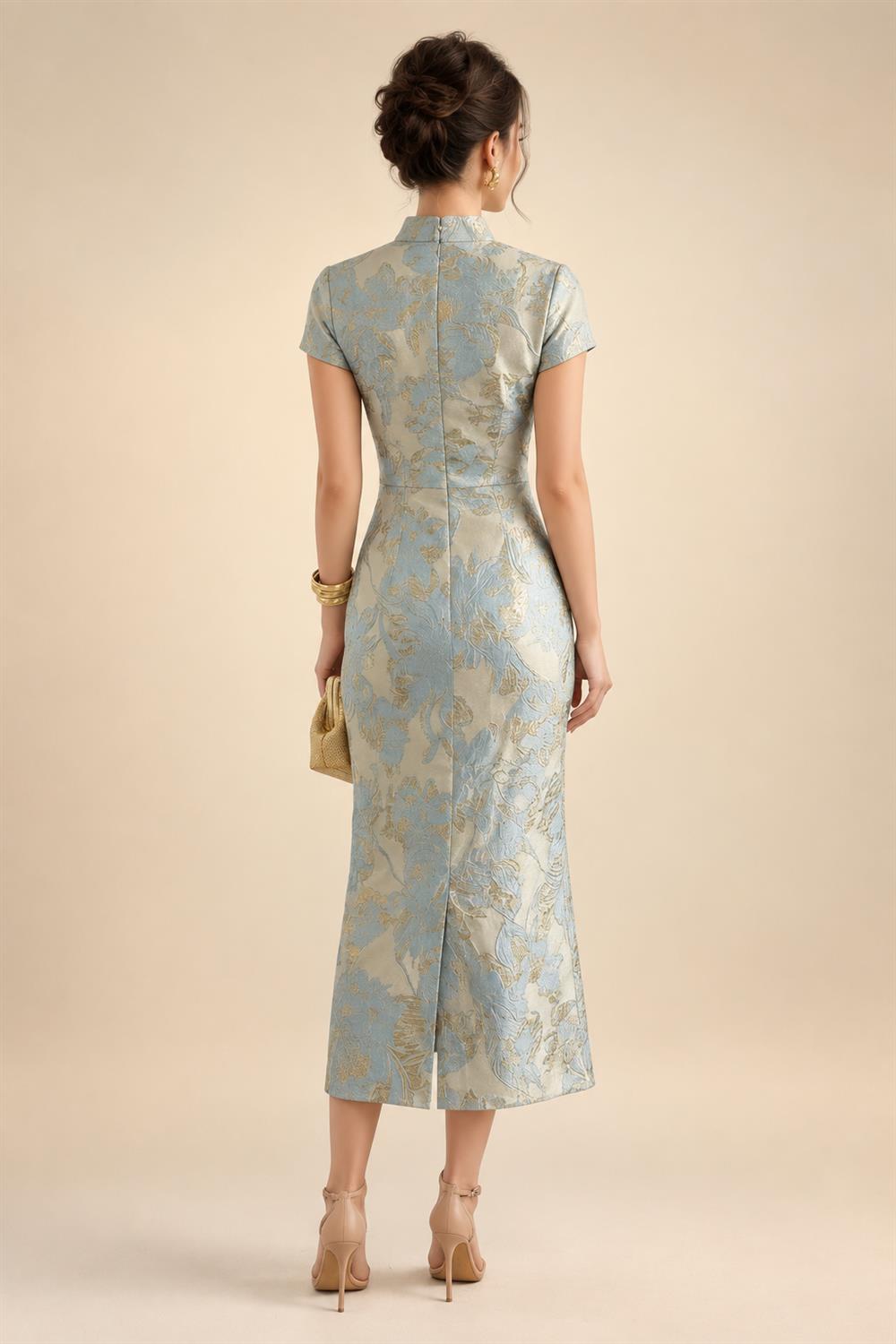 A-Line/Princess Off Shoulder Chiffon Floor-Length Mother of the Bride & Groom Dresses with Sequin, Lace Appliques & Pleats (SHI22501662)