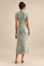 A-Line/Princess Sweetheart Chiffon Maxi Mother of the Bride & Groom Dresses with Lace Appliques & Ruched Bodice (SHI22501637)