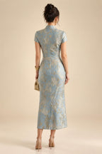 A-Line/Princess Strapless Lace Appliques Floor-Length Mother of the Bride & Groom Dresses with Pleats, Ruched Waist & Sweep Train (SHI22501664)