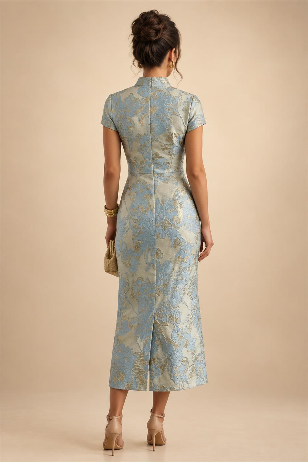 A-Line/Princess Off Shoulder Chiffon Floor-Length Mother of the Bride & Groom Dresses with Lace Appliques & Pleats (SHI22501566)