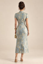 Two-Piece Mermaid Long Sleeve Floor-Length Mother of the Bride Dresses with Blazer Jacket (SHIA22500213)