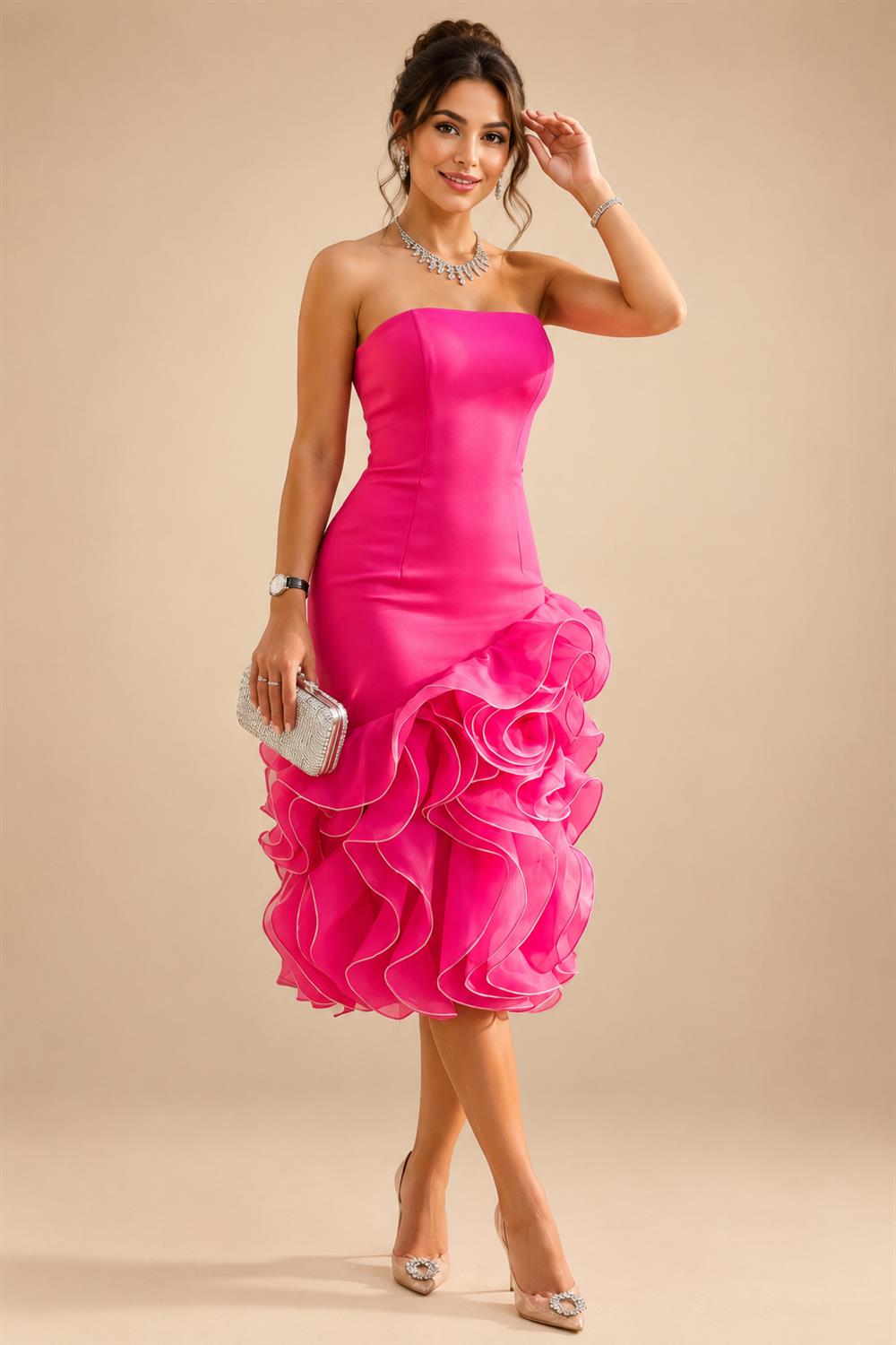 Two-Piece Mermaid Long Sleeve Floor-Length Mother of the Bride Dresses with Blazer Jacket (SHIA22500213)