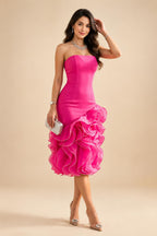 Jacquard Sheath/Column V-Neck Floor-Length Mother of the Bride & Groom Dresses with Ruched Waist (SHIB22500907)
