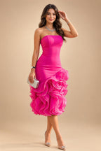 Sheath/Column Scoop Neck Velvet Maxi Mother of the Bride & Groom Dresses with Ruched Waist (SHI22501595)
