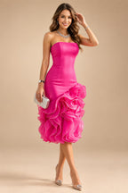 Sheath/Column One Shoulder Floral Embroidery Floor-Length Mother of the Bride & Groom Dresses with Side Draped Sash (SHI22501617)