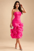 Jacquard Sheath/Column V-Neck Floor-Length Mother of the Bride & Groom Dresses with Ruffles & Ruched Waist (SHI22501060)