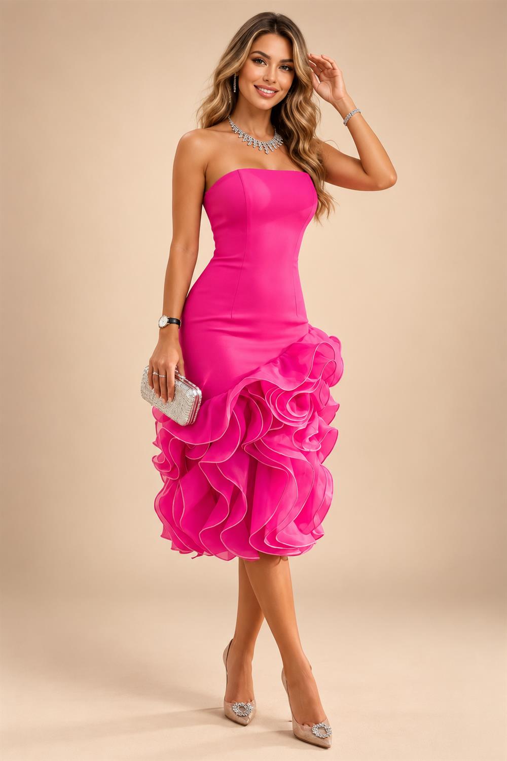 Sheath/Column Off Shoulder Stretch Jersey Floor-Length Mother of the Bride & Groom Dresses with Lace Appliques Sleeves & Slit (SHI22501550)