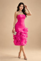Jacquard Satin One Shoulder A-Line/Princess Long Mother of the Bride & Groom Dresses with Ruffles & Ruched Waist (SHIK25000465)