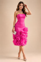Jacquard Sheath/Column V-Neck Floor-Length Mother of the Bride & Groom Dresses with Ruffles & Ruched Waist (SHI22501058)