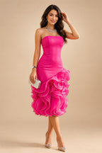 Satin Bodycon Off Shoulder Short Homecoming Dresses for Teens (SHI22370262)