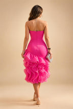 Sequin Floral Sheath/Column V-Neck Floor-Length Mother of the Bride & Groom Dresses with Ruched Waist (SHI22500972)