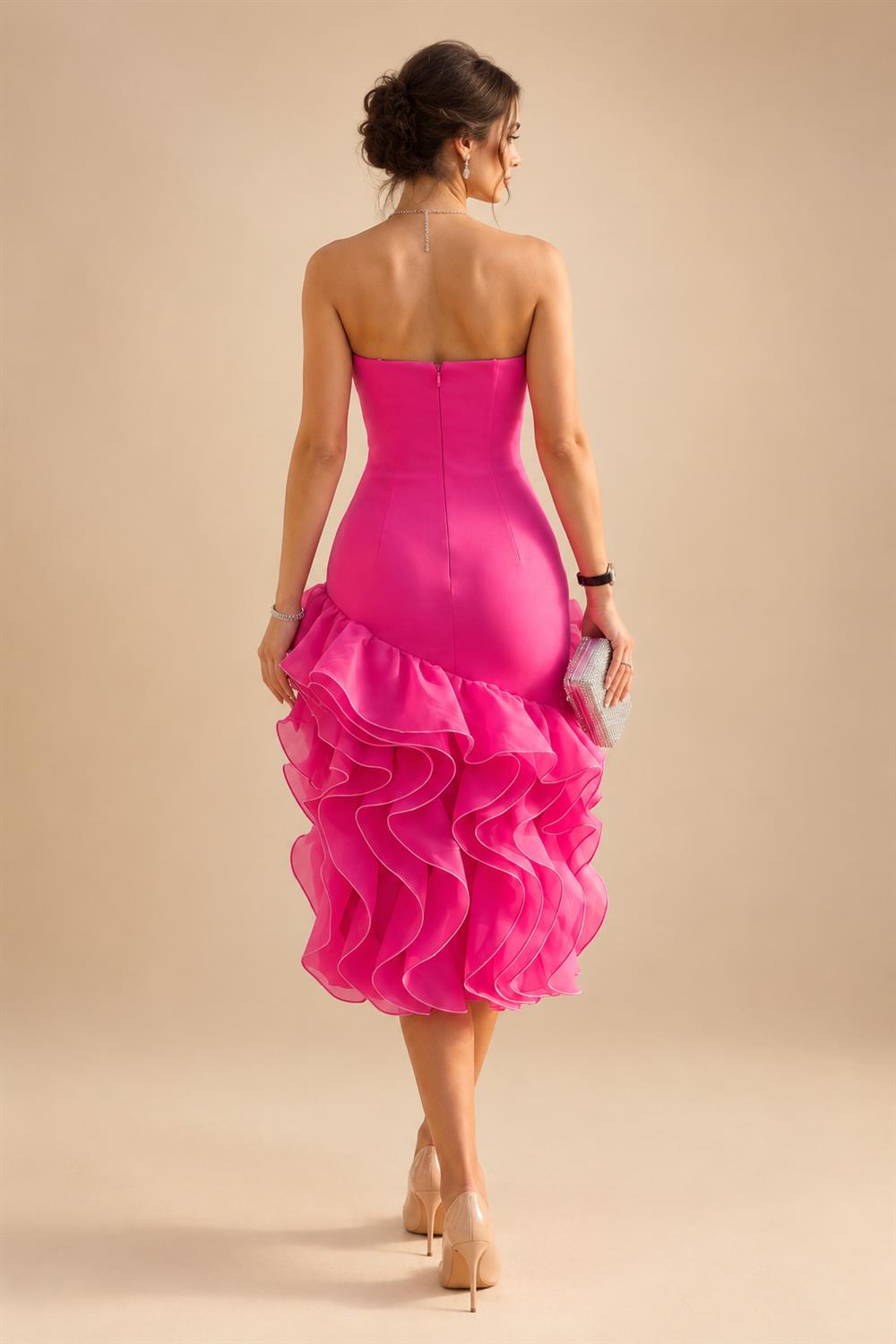 Sequin Floral Sheath/Column V-Neck Floor-Length Mother of the Bride & Groom Dresses with Ruched Waist (SHI22501219)