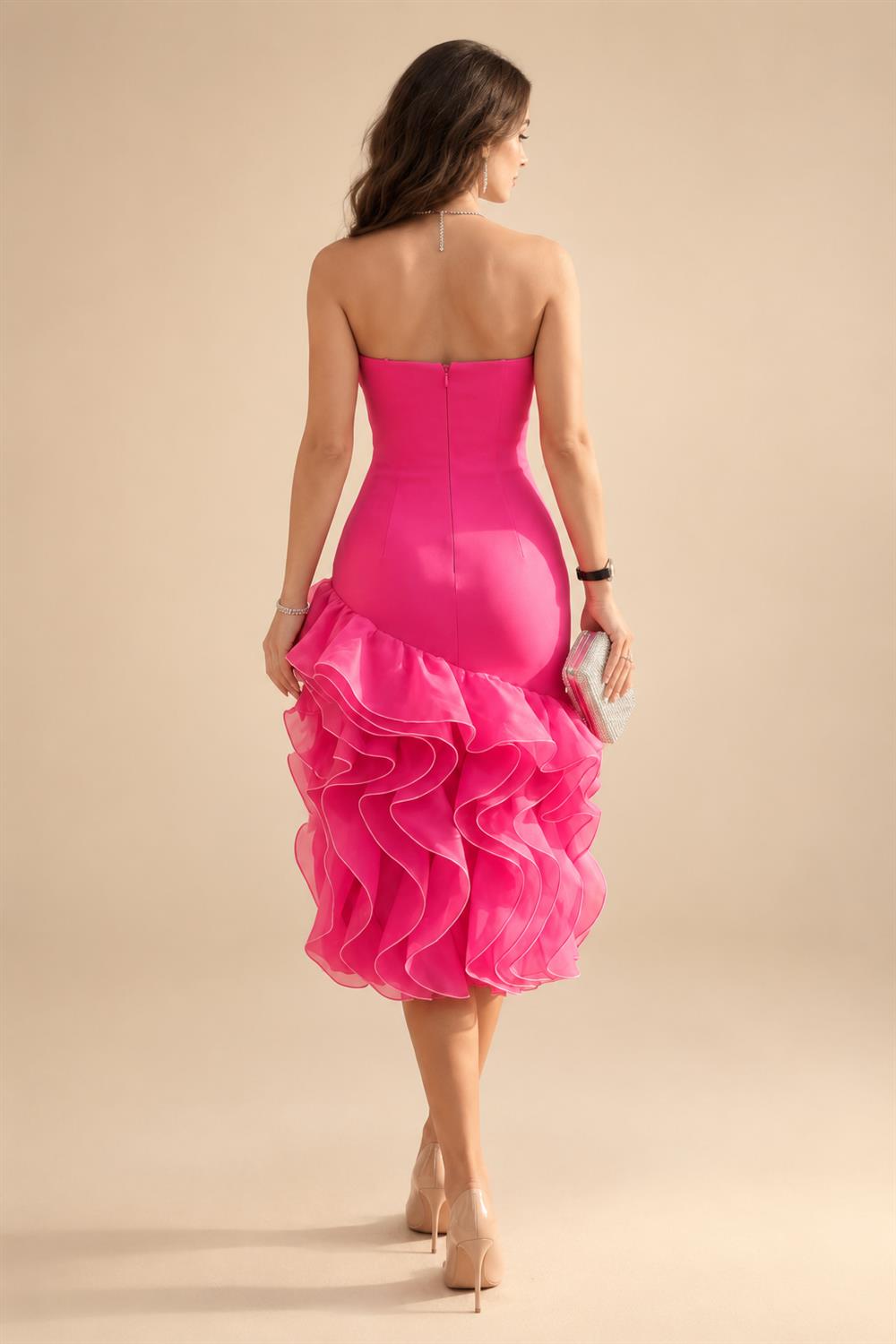 A-Line/Princess V-Neck Floral Embroidery Maxi Mother of the Bride & Groom Dresses with Ruched Waist (SHI22501624)