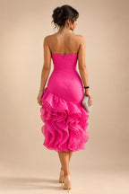 A-Line/Princess V-Neck Chiffon Floor-Length Mother of the Bride & Groom Dresses with Lace Appliques & Ruched Waist (SHI22501678)